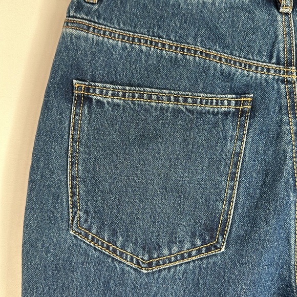Vero Moda Blue High Rise Loose Straight Jeans NWT - Picture 9 of 10